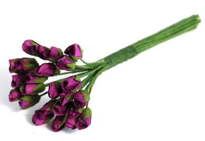 Flowers - Tiny Rose Buds - VIOLET (B1699VI )