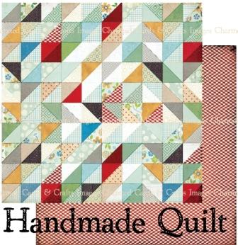 Basic Grey Clippings - Handmade Quilt