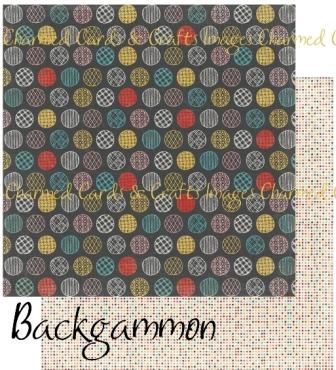 Basic Grey Paper Cottage - Backgammon