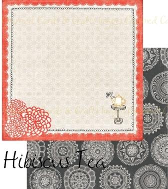Basic Grey Paper Cottage - Hibiscus Tea