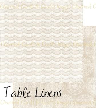 Basic Grey Paper Cottage - Table Linen