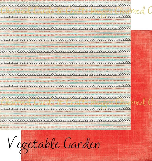 Basic Grey Paper Cottage - Vegetable Garden