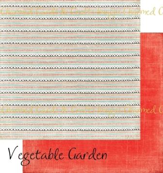 Basic Grey Paper Cottage - Vegetable Garden
