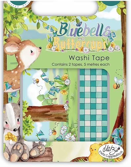 Craft Consortium Bluebells and Buttercups Washi tape