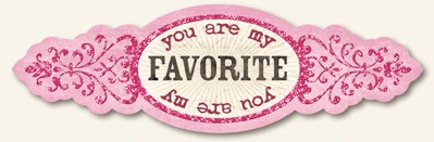 My Minds Eye Lost/Found 2 Blush Favorite Cardstock Title You Are My Favorite