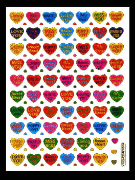 Plenty of Love # 3  Stickers (BN2200)