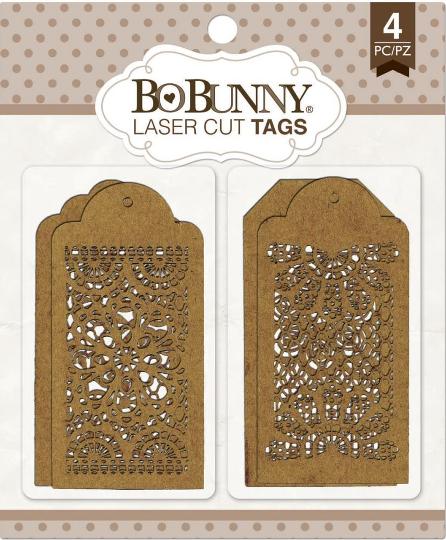 Bo Bunny Laser-Cut Chipboard - Lace Tags (12815840)