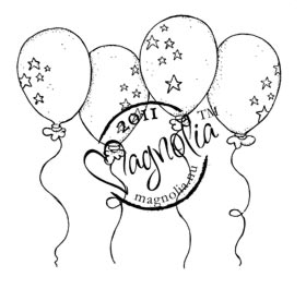 Magnolia Stamps - Balloon Background