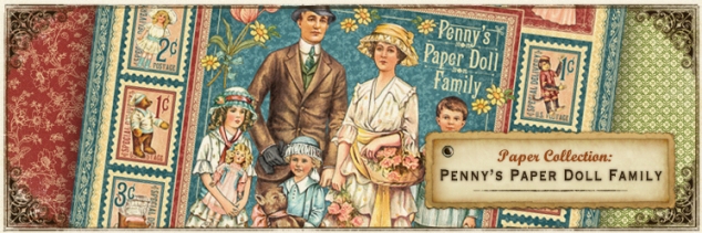 Graphic 45 Penny's Paper Doll Family