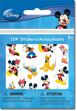 Disney Bitty Bits Stickers - Mickey & Friends (Pack of 104)