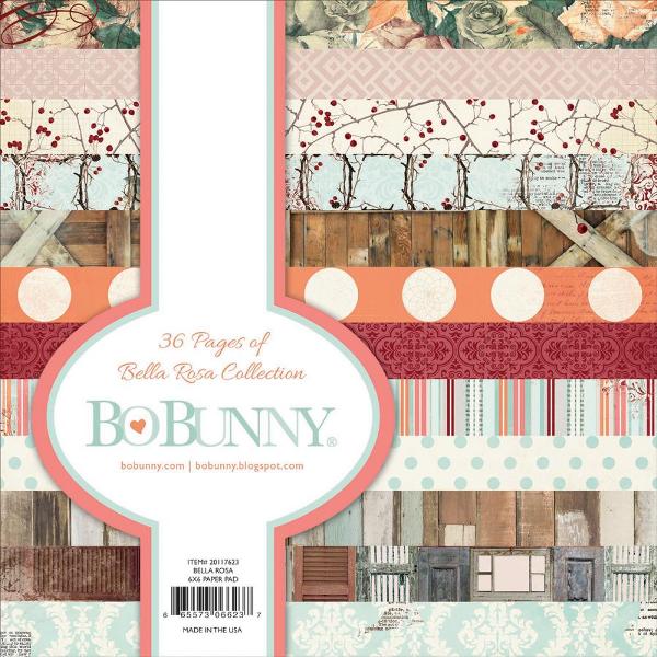 Bo Bunny Summer Mood Collection 6 x 6 Paper Pad BoBunny  2018 