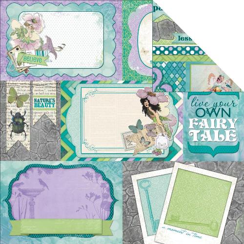 Bo Bunny Enchanted Garden Paper - Pixies