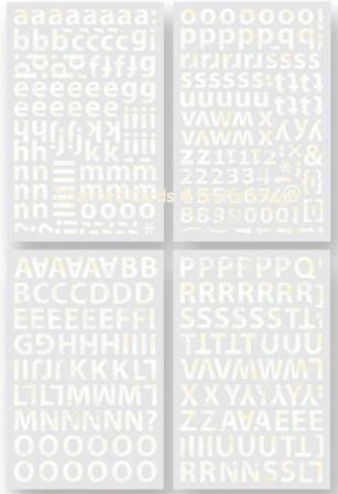 Basic Grey Cappella Chipstickers ABC