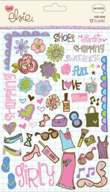 SALE: Love Elsie Rub-Ons - Claire Doodles