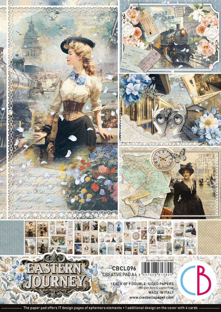 Ciao Bella Eastern Journey A4 Creative Pad (9pcs) (CBCL096) 