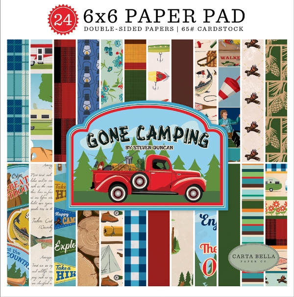 Carta Bella Gone Camping 6x6 Paper Pad