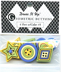 Geometric Buttons # 5