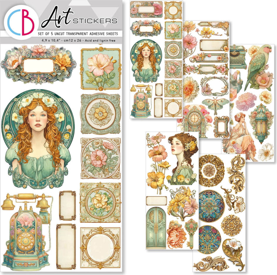 Ciao Bella Artemis Transparent Adhesive Sheets (5pcs) (CBI013)