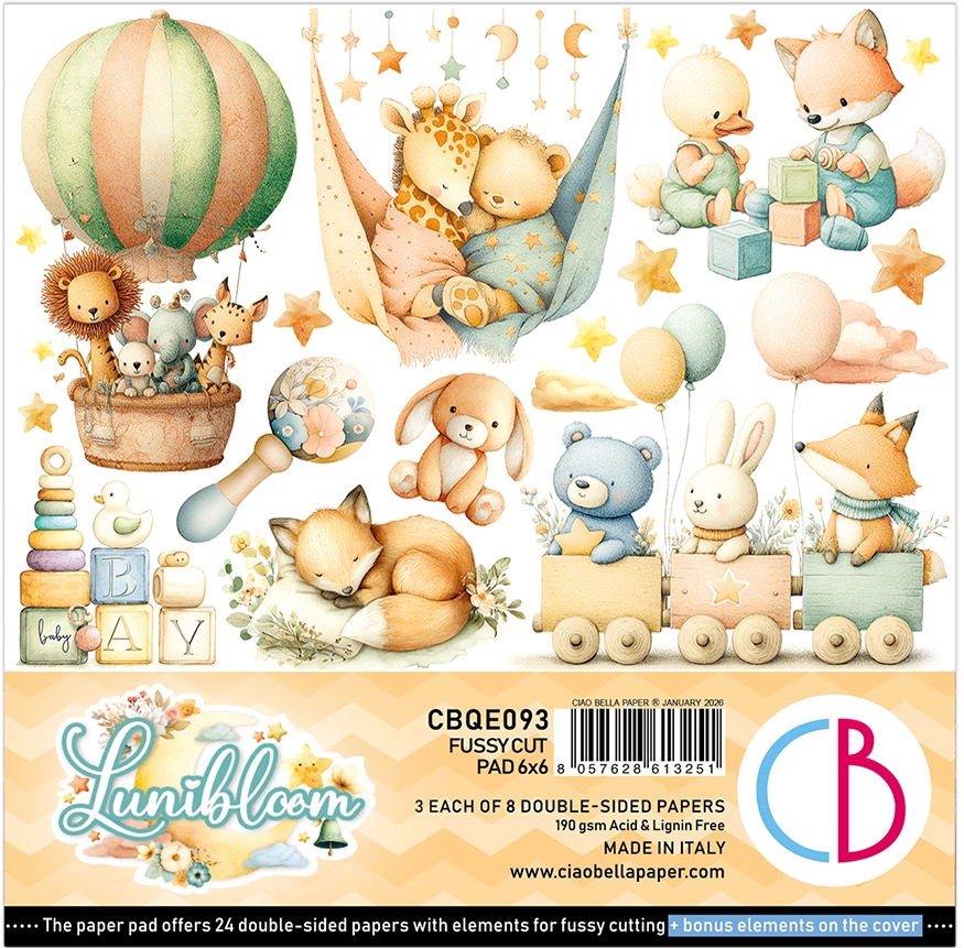 Ciao Bella Lunibloom 6x6 Inch Fussy Cut Pad