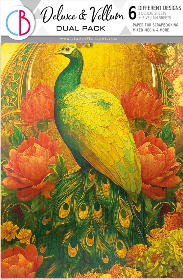 Ciao Bella Artemis A4 Deluxe Paper Gold & Vellum Dual Pack Mixed (6pcs) (CBX007)