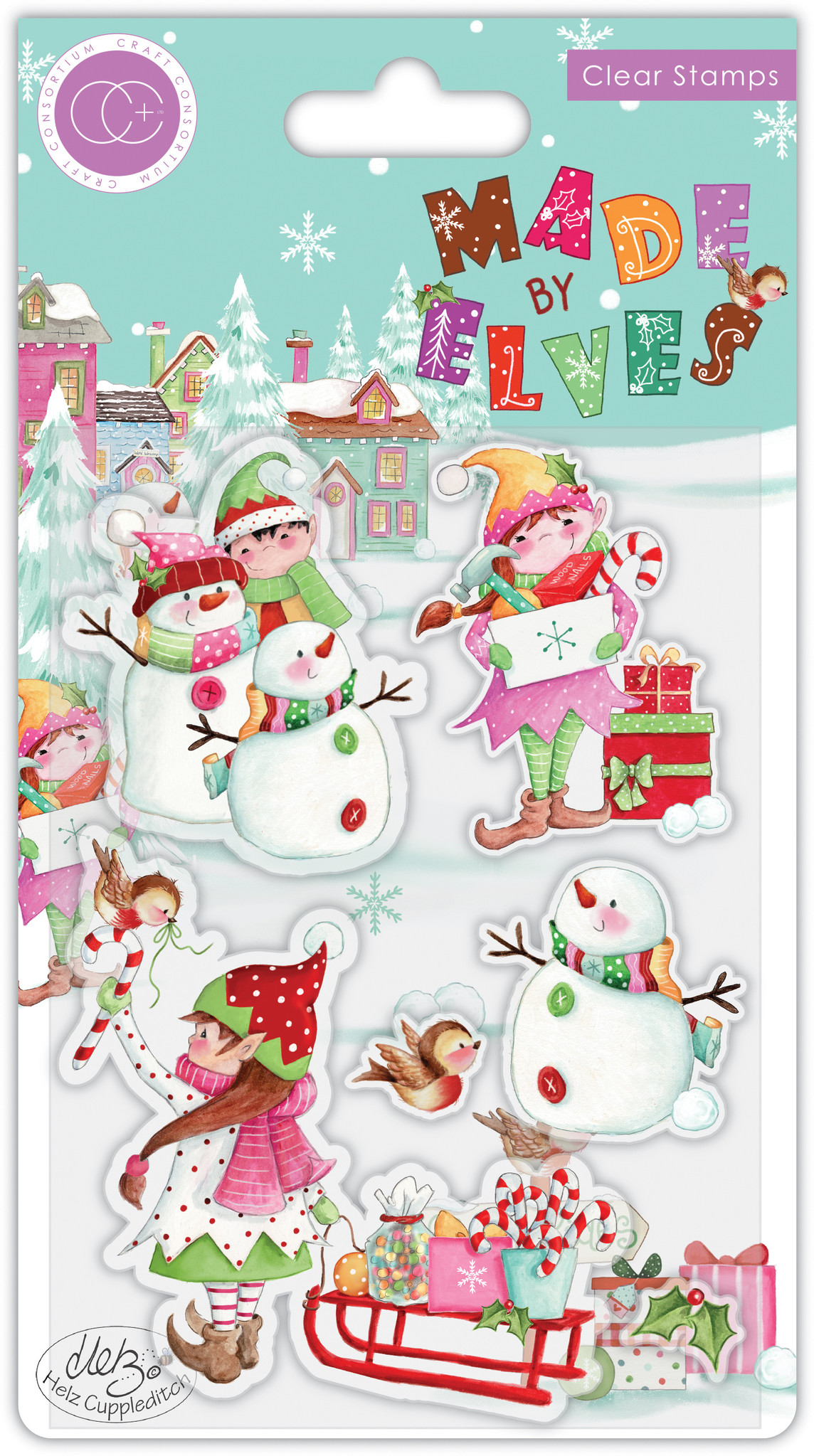 Craft Consortium Made by Elves Stamp Set - Candy