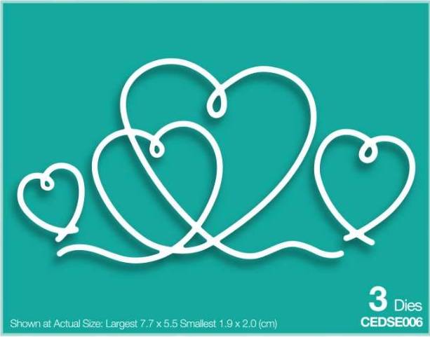 CE One-Liner Collection - Hearts  Craft Die
