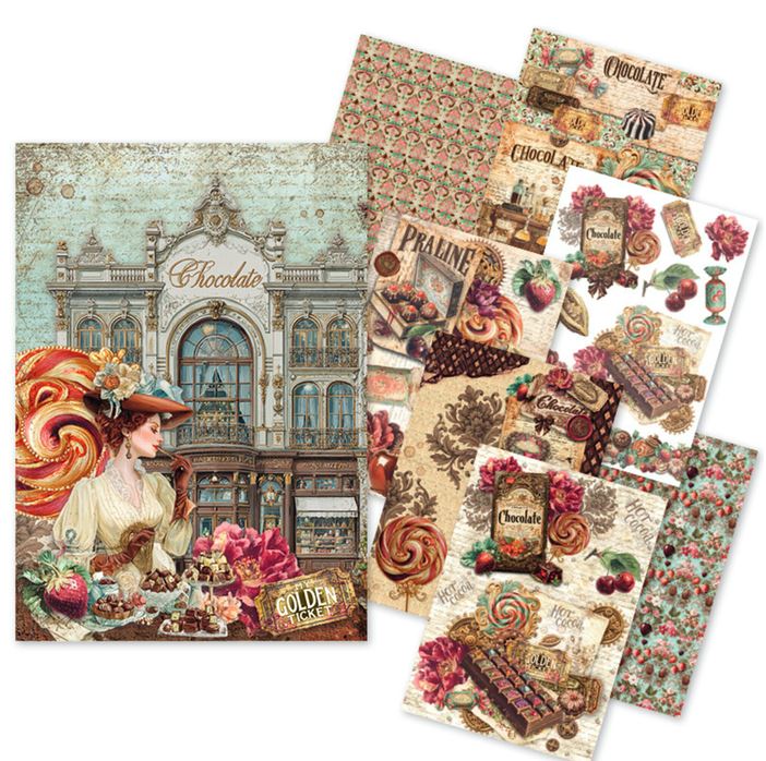Ciao Bella Chocolate Wanderlust A5 Rice Paper Mixed (8pcs) (CBRS047)