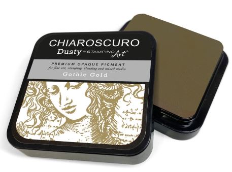 Ciao Bella Chiaroscuro Dusty Ink Pad - GOTHIC GOLD