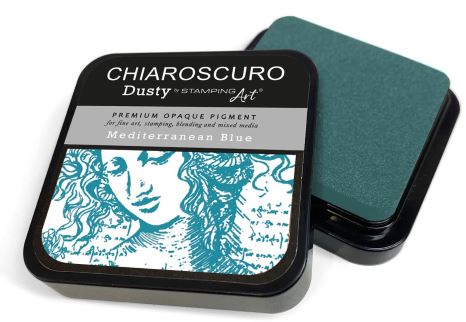 Ciao Bella Chiaroscuro Dusty Ink Pad - MEDITERRANEAN BLUE