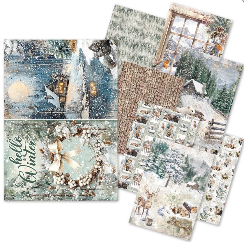 Ciao Bella Forest Tales A5 Rice Paper Mixed (8pcs) (CBRS024)