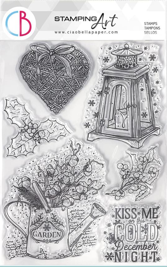 Ciao Bella Winter Season 6x8 Inch Clear Stamps December Night (PS8063)