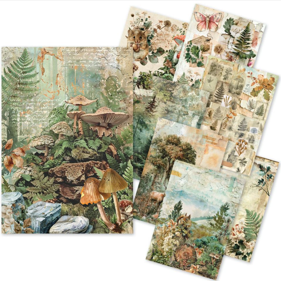 Ciao Bella The Nature Journal A5 Rice Paper Mixed (8pcs) (CBRS049)