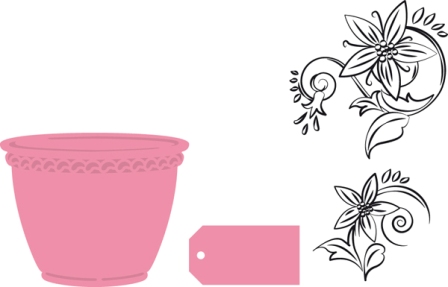 Marianne Design Collectable Dies - Flower Pot  (COL1345)