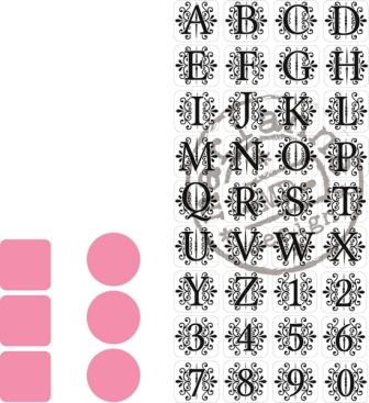 Marianne Design Collectable Dies - Vintage Alphabet (COL1380)