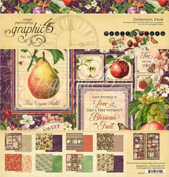 Graphic 45 Fruit & Flora Collection pack