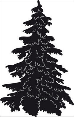 Marianne Craftables Dies  - Large Christmas Tree (1224)
