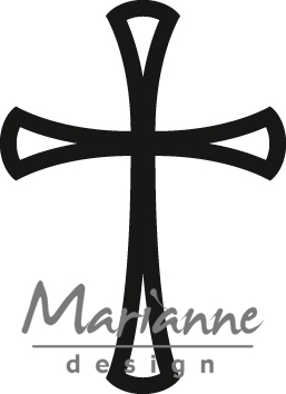 Marianne Design Craftable Dies - Graceful Cross (CR1400)