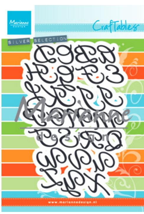 Marianne Design Craftables Die-  Classic Alphabet Uppercase (CR1452)(03-26)