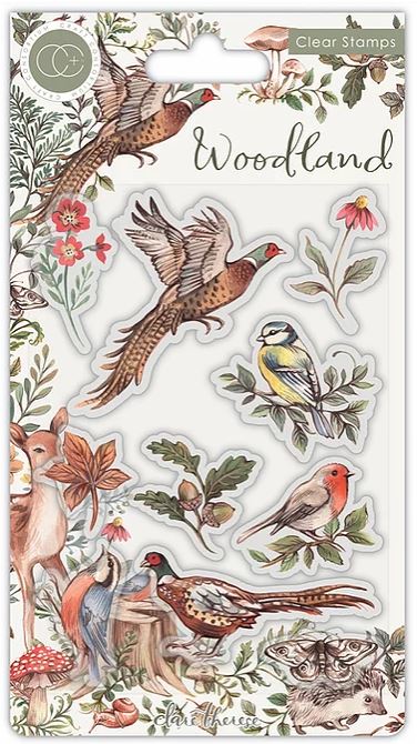 Craft Consortium Woodland Stamp Set - Birds