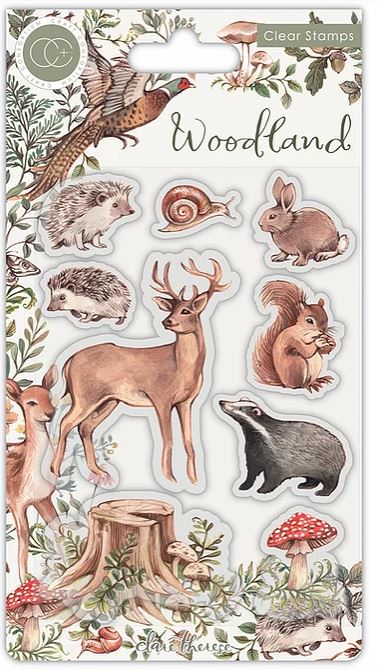 Craft Consortium Woodland Stamp Set - Animals