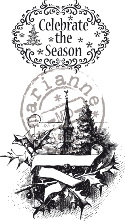 Marianne Design Stamps - Vintage Celebrate the Season (CS0876)