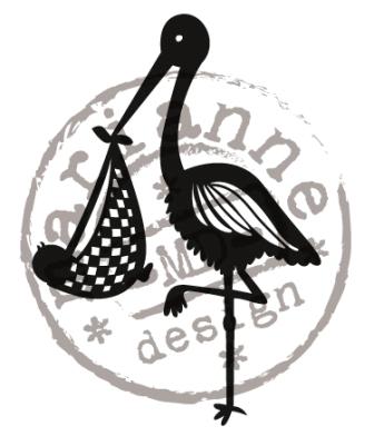 Marianne Design Clear Stamps - Stork (CS0925)