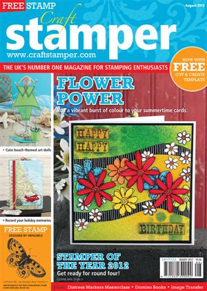 REDUCED: Craft Stamper Magazine August 2012 Edition