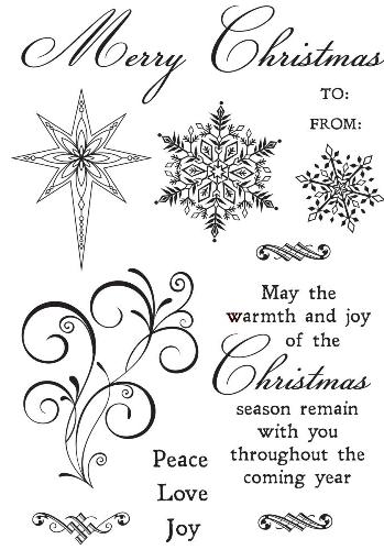 Kaisercraft Christmas Jewel Clear Stamps