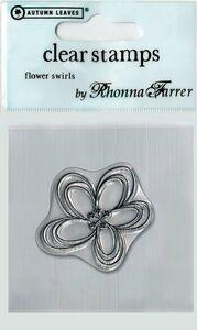 Autumn Leaves Stamps -  Flower Swirls (2549)