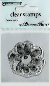 Autumn Leaves Stamps -  Flower Spiral (2552)