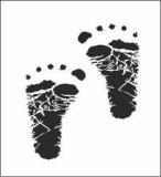Autumn Leaves Stamps -  Baby Foot Prints (3095)