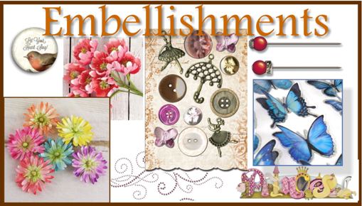 Embellishments for Card Making