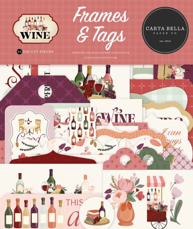 Carta Bella Wine Frames & Tags