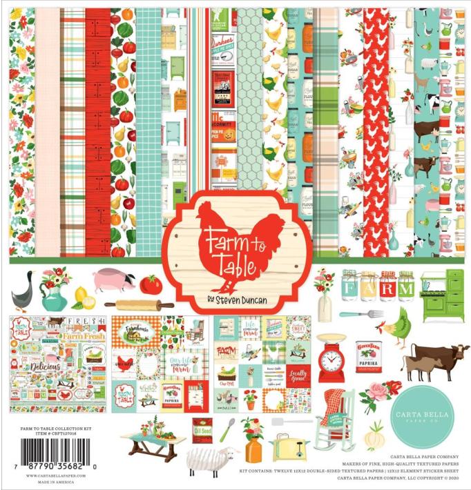 Carta Bella Farm To Table Collection Kit